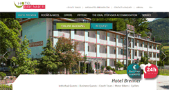 Desktop Screenshot of hotel-brenner.com